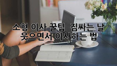 소형 이사 꿀팁🍯 : 짐싸는 날, 웃으면서 이사하는 법! 😄
